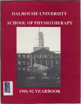 Dalhousie University School of Physiotherapy 1991-92 yearbook