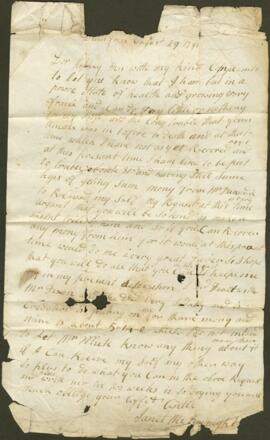 A letter from Janet McNaught to William Kellock