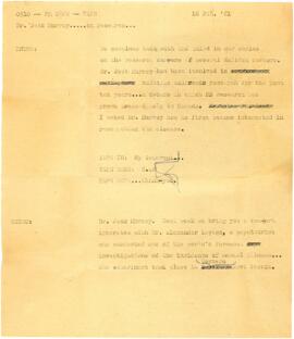 Typed script of the intro and outro of an interview with Dr. Jock Murray
