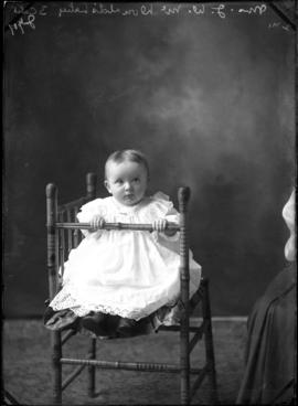 Photograph of the baby of Mrs. J. W. McDonald