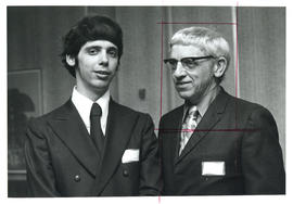 Photograph of Dr. Ian MacGregor and Roderick MacGregor