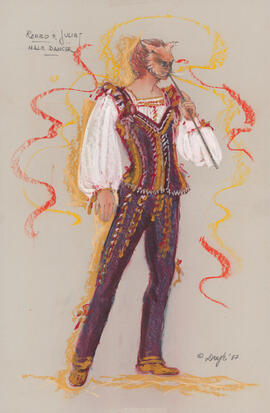 Costume design for male dancer