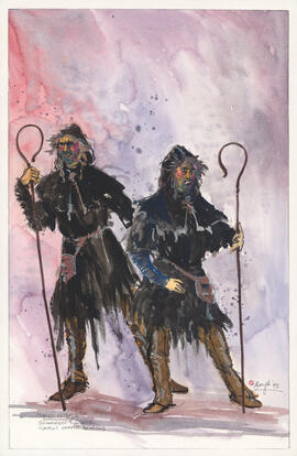 Costume design for Scarron and Druce