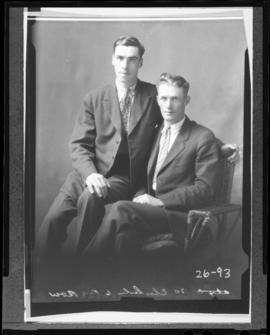 Photograph of Mr. Edward Chisholm & Mr. Alex Foote