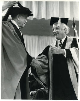 Samuel Balcom receiving honorary doctorate