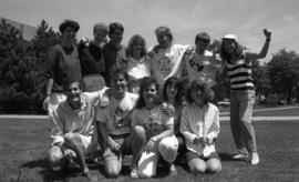 Photograph of students a summer orientation