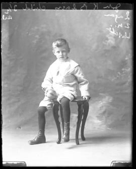 Photograph of the son of John K. Blair