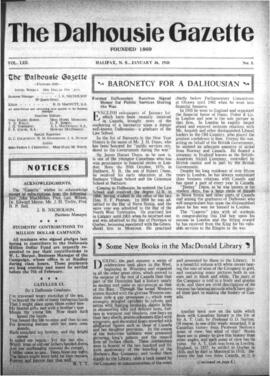 The Dalhousie Gazette, Volume 53, Issue 3