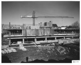 Photograph of the south view of the Killam Memorial Library construction