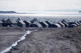 Photograph of a group of tents in Frobisher Bay, Northwest Territories
