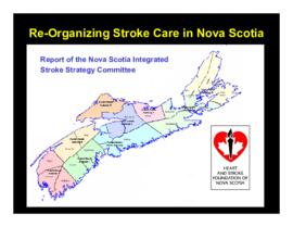 Reorganizing stroke care in Nova Scotia : report of the Nova Scotia Integrated Stroke Strategy Co...