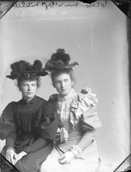 Photograph of Miss Annie McKay and Miss Mitchell
