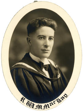 Portrait of Robert William Murray MacKay : Class of 1928