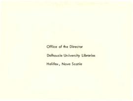 Invitation return mailing envelope for the Special Convocation to mark the formal dedication of t...