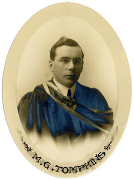 Portrait of Miles Gregory Tompkins : Class of 1914