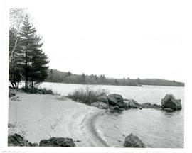 Photograph of fine quartz sand on Molega Beach, Nova Scotia