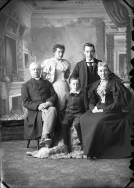 Photograph of Rev. Bowman and family