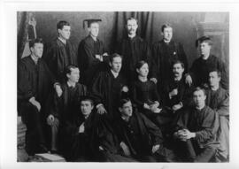 Photograph of  the senior class of 1885