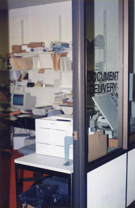 Photograph of the document delivery office in the Killam Memorial Library, Dalhousie University