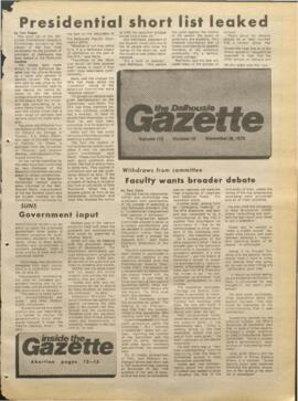 The Dalhousie Gazette, Volume 112, Issue 12