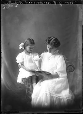 Photograph of Mrs. J. L. McDonald & child