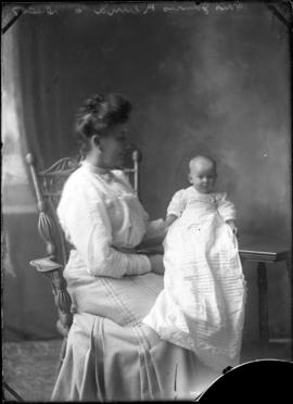 Photograph of Mrs. James Kenna & baby