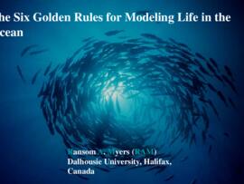 The six golden rules for modeling life in the ocean : [PowerPoint presentation]