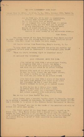 The Song Fishermens' song sheet, number 2