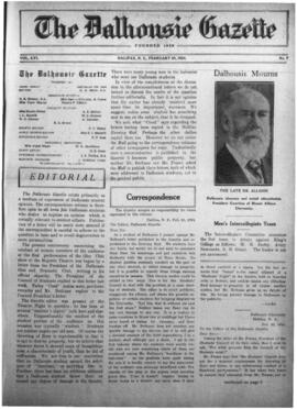The Dalhousie Gazette, Volume 56, Issue 7