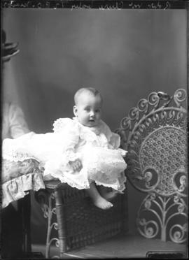 Photograph of the baby of Robert McClure