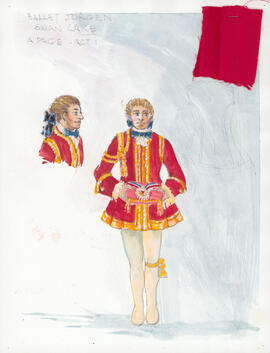 Costume design for a Page : Act 1