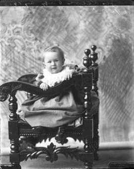 Photograph of James Reeves' baby