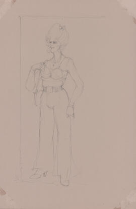 Costume design for one woman