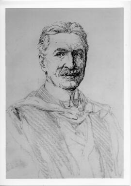 Photograph of a sketch of A. Stanley MacKenzie