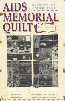 AIDS memorial quilt : see the quilt and understand : [poster]