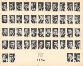 Composite Photograph of the Faculty of Medicine - Class of 1954