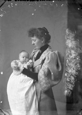 Photograph of Mrs. G. B. Layton and baby