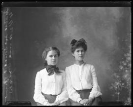 Photograph of Isabel McDonald & her sister