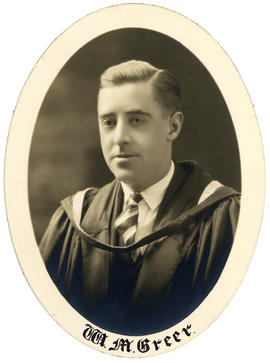 Portrait of William Mills Greer : Class of 1928