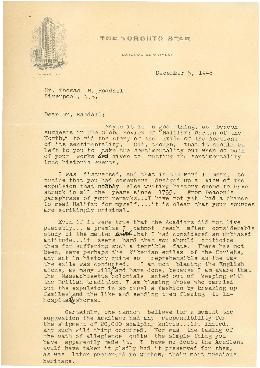 Correspondence between Thomas Head Raddall and J. E. Belliveau, Toronto Star