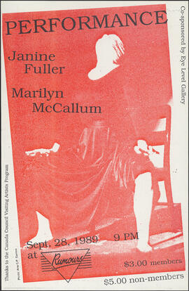 Performance Janine Fuller and Marilyn McCallum
