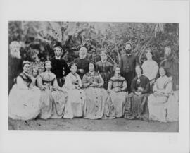 Photographs of John Geddie, John Inglis, and other missionaries on Tanna, Vanuatu