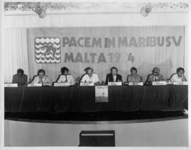 Photograph of a panel at Pacem in Maribus V