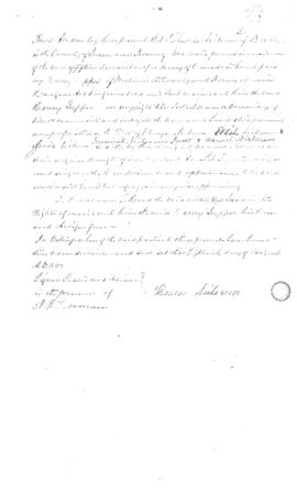 Property deed from Thomas Nickerson to Henry Tupper