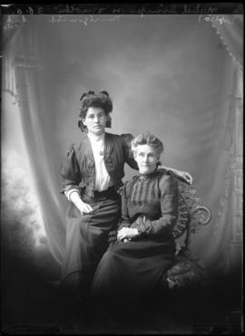 Photograph of Mabel Simpson & mother