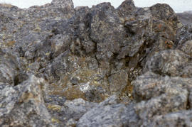 Photograph of a rock formation in the eastern Canadian Arctic