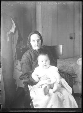 Photograph of Mrs. J. R. Smith & baby