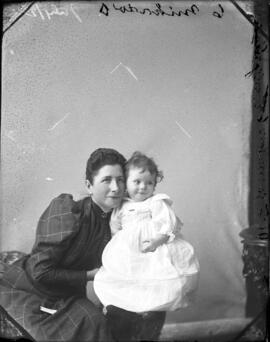 Photograph of Mrs. Jennison, W. F. and her child