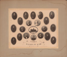 Composite photograph of the Dalhousie University class at law of 1906