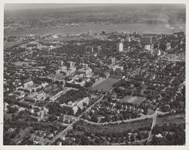Aerial photograph of Dalhousie University Campus